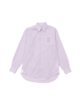 TSTS / TSTS GINGHAM SHIRT LIGHT PURPLE GINGHAM