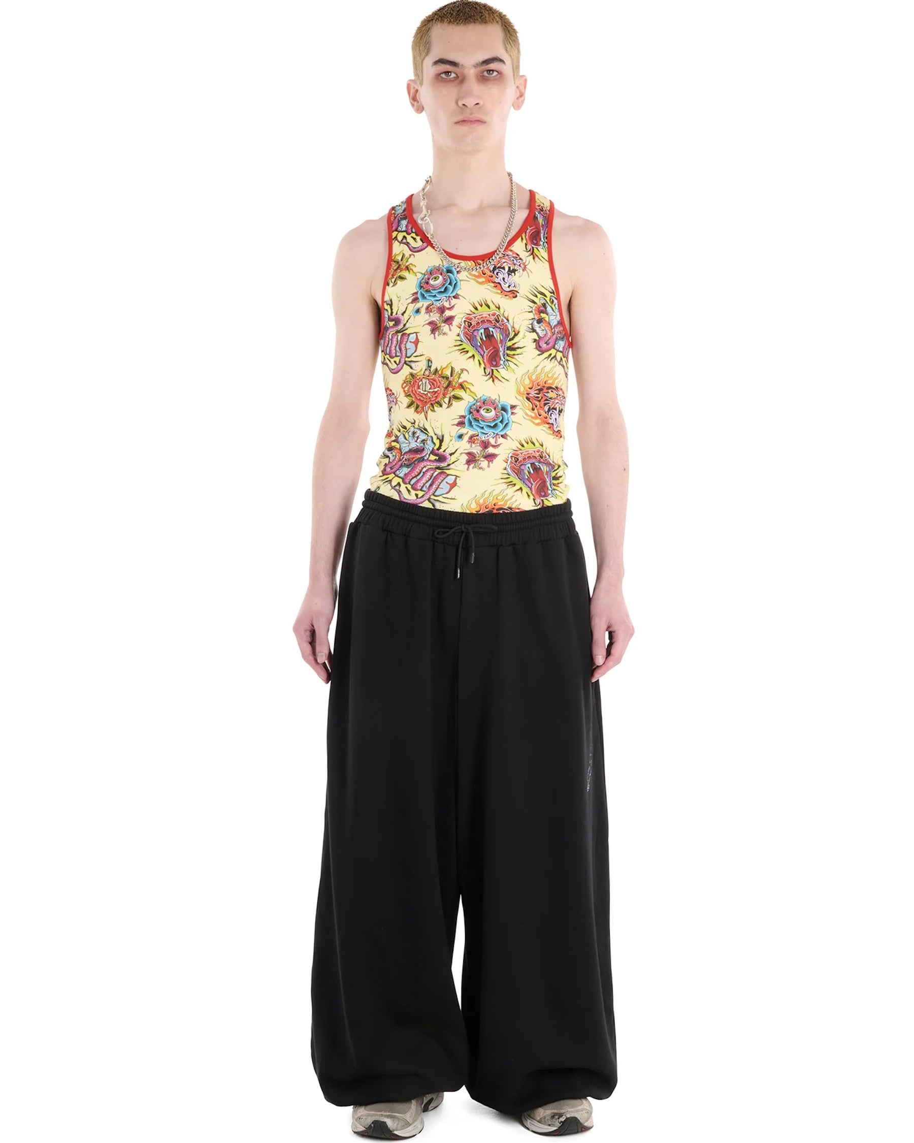 LU'U DAN / BAGGY BONTAN SWEATPANTS BLACK