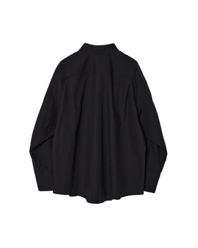 <span style="color: #f50b0b;">Last One</span> TENDER PERSON / STRIPED DREES SHIRT BLACK STRIPE