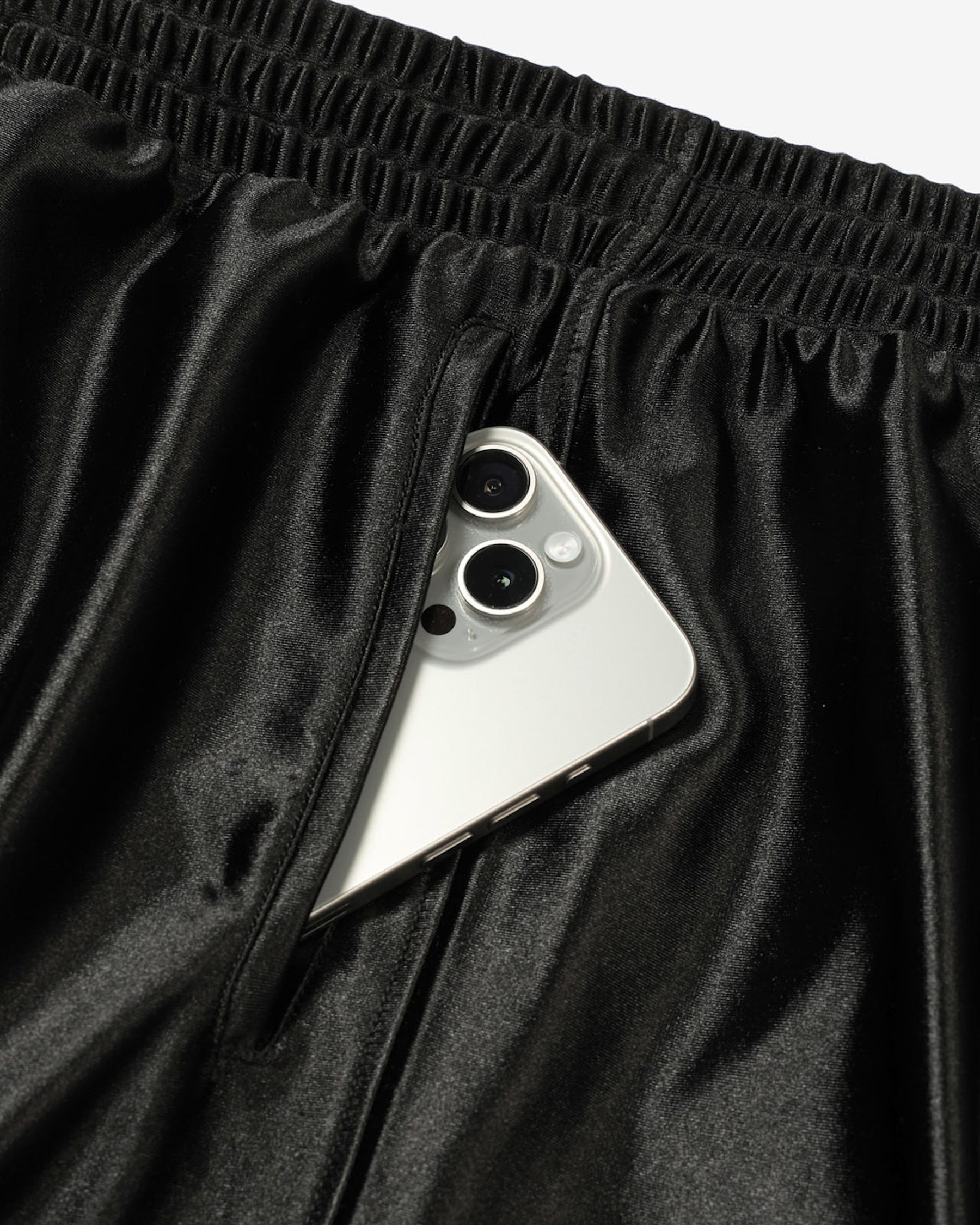 ROTOL / Poly Satin Basketball Shorts BLACK