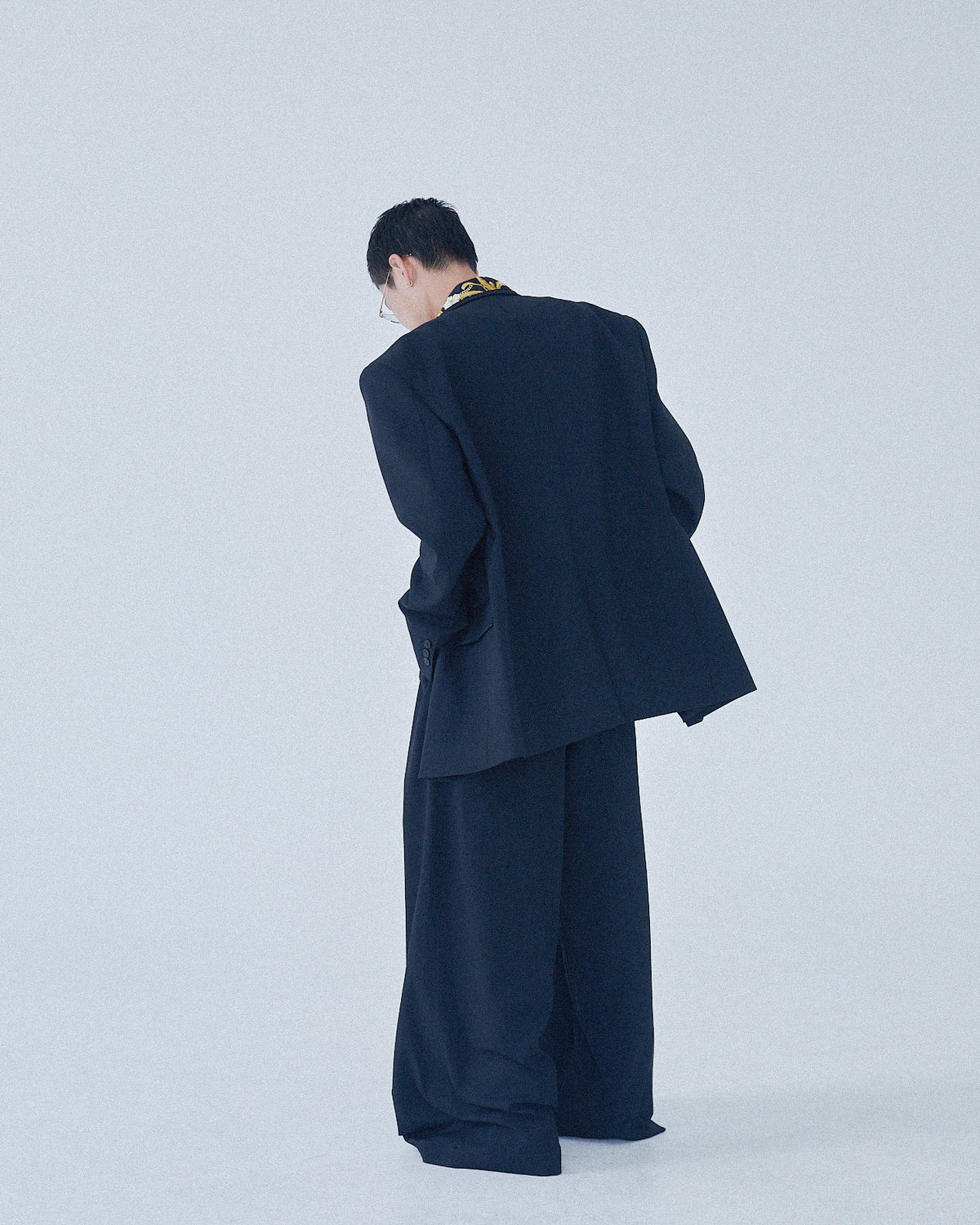LU'U DAN / OVERSIZED BOXY BLAZER BLACK