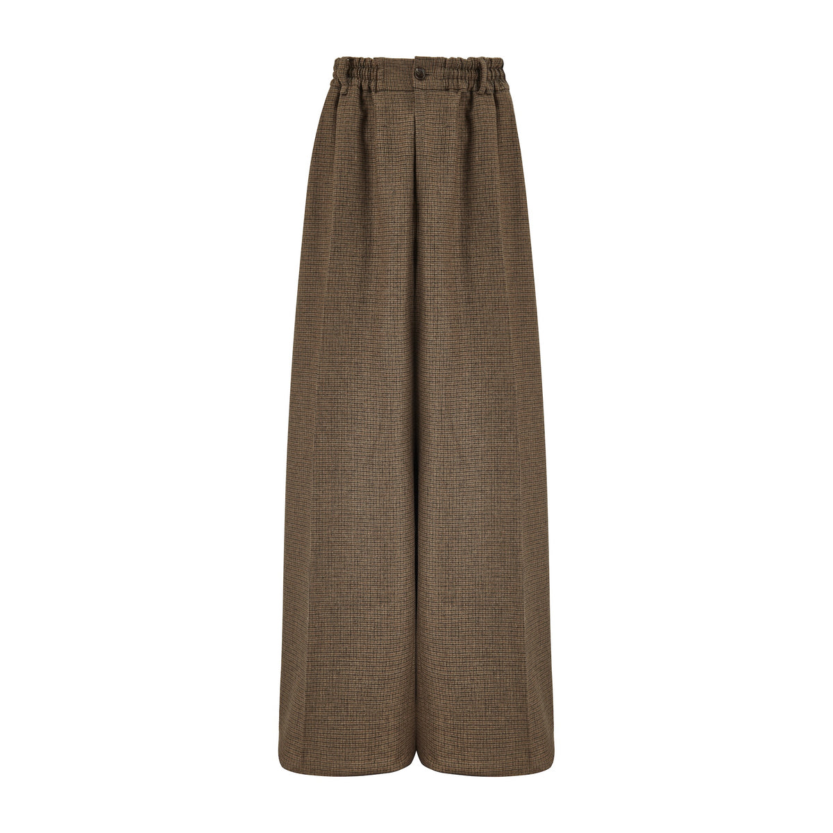Martine Rose / EXTREME WIDE LEG TAILORED TROUSER BROWN