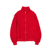 <span style="color: #f50b0b;">Last One</span> TENDER PERSON / HONEYCOME ZIP UP JACKET RED