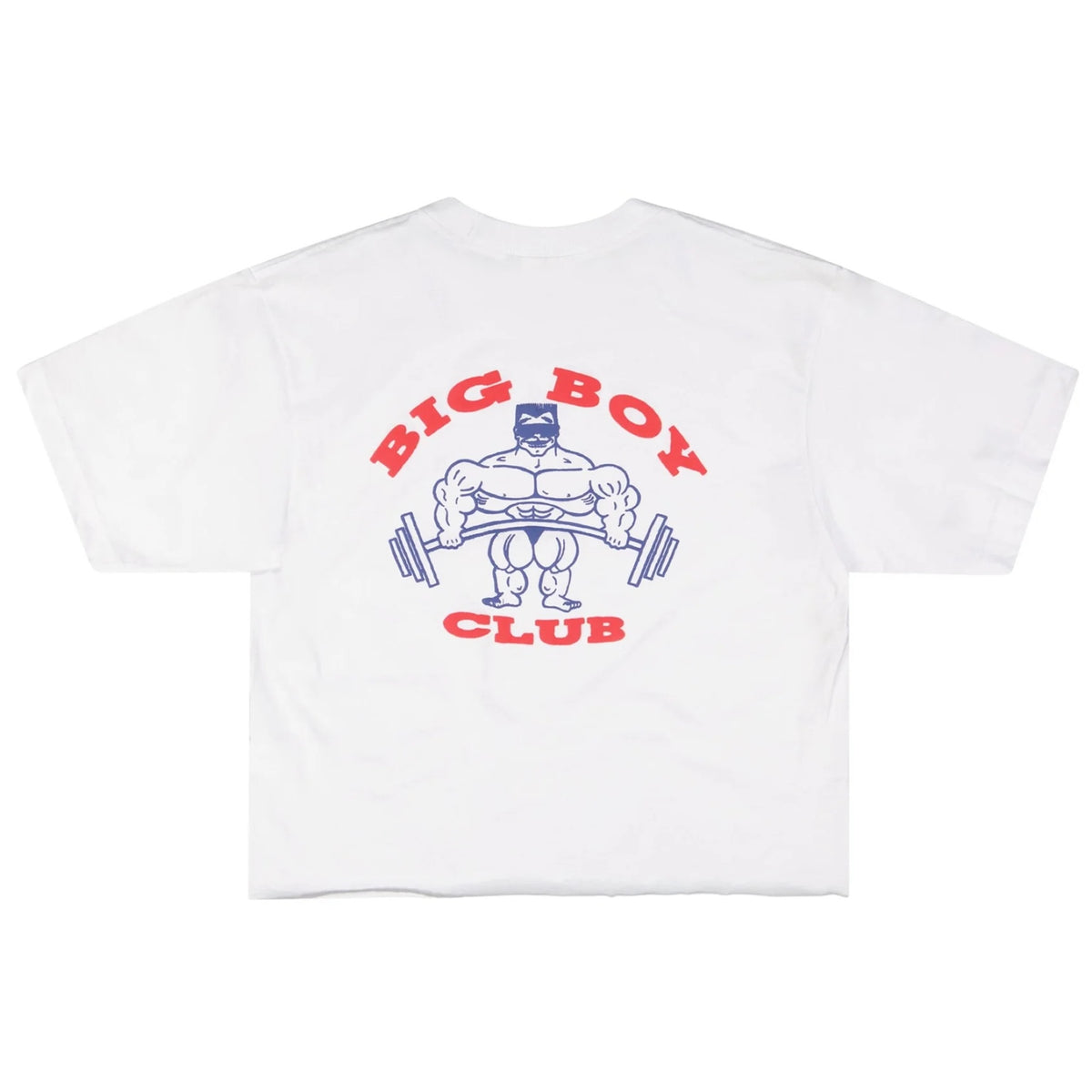 <span style="color: #f50b0b;">Last One</span> Y,IWO / Big Boy Club Cropped Tee WHITE