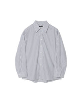 <span style="color: #f50b0b;">Last One</span> TENDER PERSON / STRIPE DRESS SHIRT BLACK STRIPE