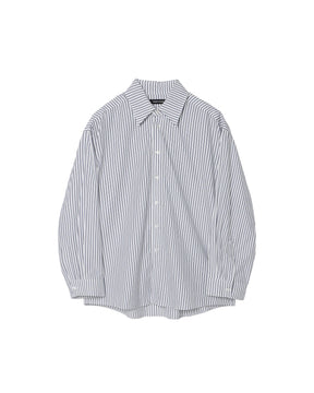 <span style="color: #f50b0b;">Last One</span> TENDER PERSON / STRIPE DRESS SHIRT BLACK STRIPE