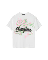 <span style="color: #f50b0b;">Last One</span> TENDER PERSON / AIRBRUSHED TEE WHITE