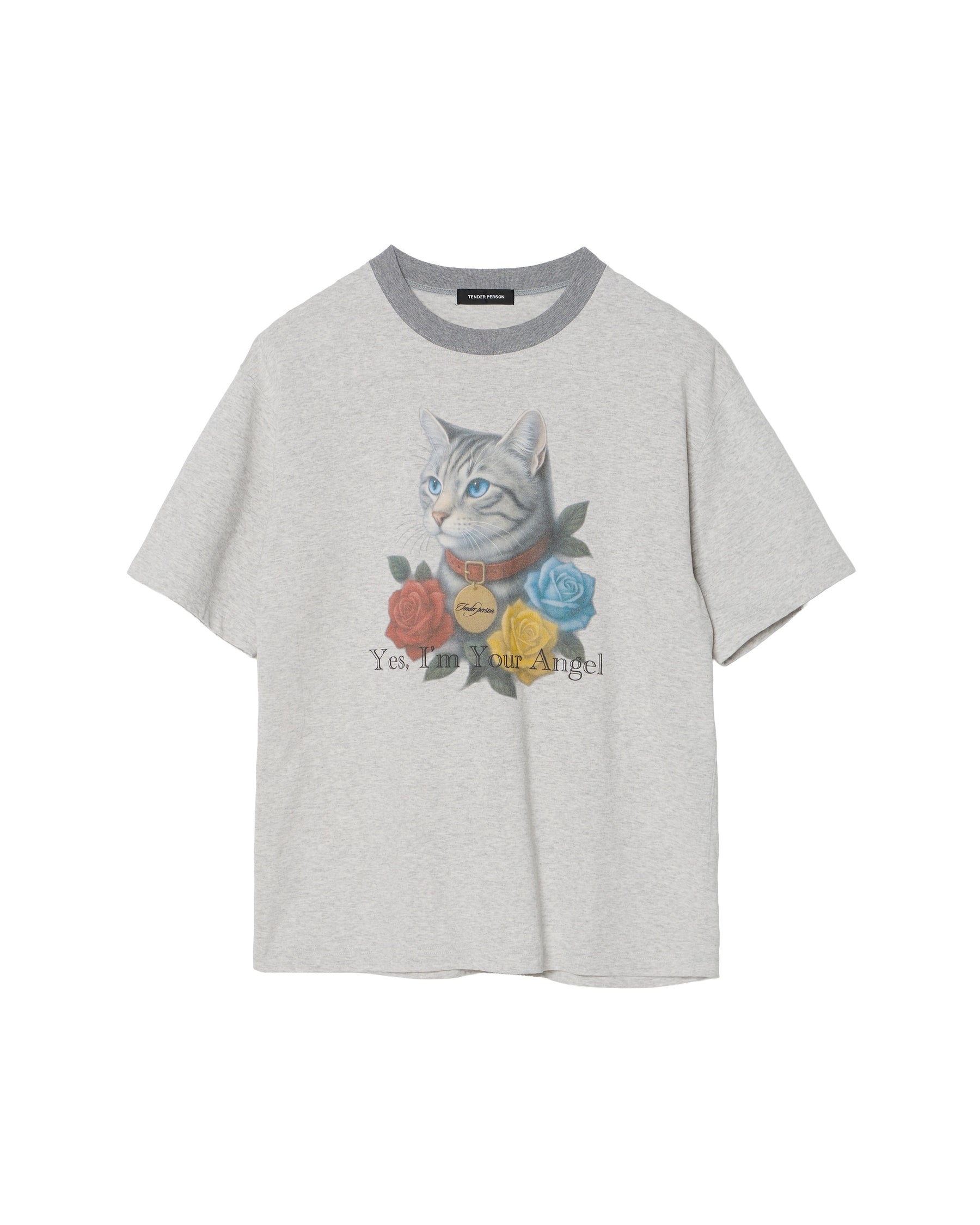 <span style="color: #f50b0b;">Last One</span> TENDER PERSON / AMERICAN SHORTHAIR TEE GREY