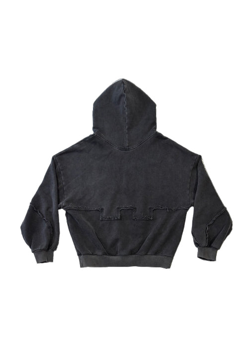 LUXENBURG / FRIAR HOODIE AGED BLACK