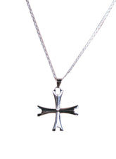 LUXENBURG / LOGO NECKLACE SILVER