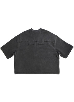 LUXENBURG / CASTLE TEE AGED BLACK