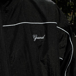 <span style="color: #f50b0b;">Last One</span> Grand Collection / TRACK JACKET WITH PIPING BLACK