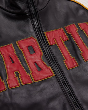 Martine Rose / SUPERBOWL LEATHER JACKET BLACK RED 7