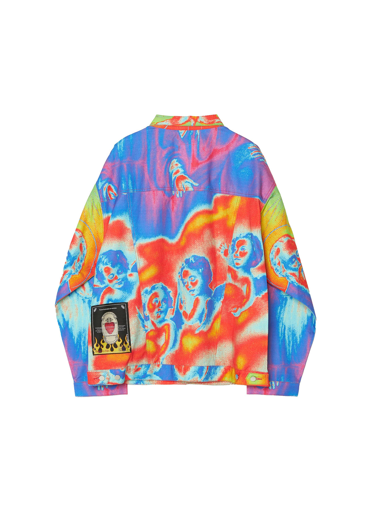 TENDER PERSON / ANGEL DENIM JACKET THERMOGRAPHY