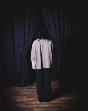 LUXENBURG / LS CASTLE TEE - LAYERED WAFFLE TAUPE