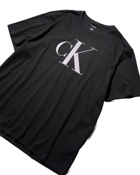 Calvin Klein / PRINTED LOGO TEE BLACK