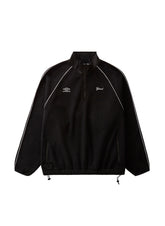 Grand Collection × UMBRO / MICRO FLEECE QUARTER ZIP BLACK