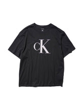 Calvin Klein / PRINTED LOGO TEE BLACK