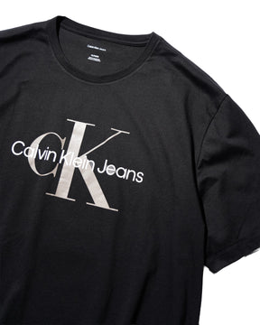 Calvin Klein / PRINTED LOGO TEE BLACK