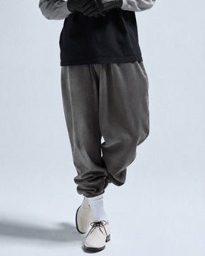 CCTB / CHAIN BAGGY SWEAT PANTS PIGMENT BLACK