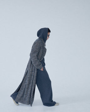 <span style="color: #f50b0b;">Last One</span> ERL / UNISEX TEXTURED WOOL OVERCOAT WOVEN GRAY