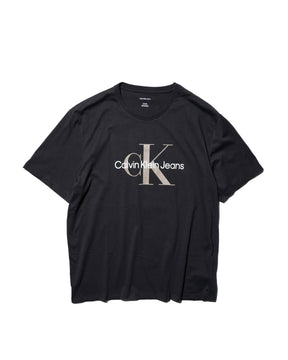 Calvin Klein / PRINTED LOGO TEE BLACK