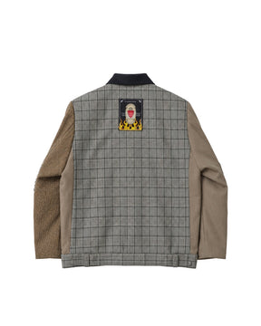 <span style="color: #f50b0b;">Last One</span> TENDER PERSON / MIXING WOOL BOMBER JACKET