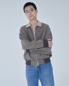 <span style="color: #f50b0b;">Last One</span> MEIAS / WOOL JQ HARRINGTON KNIT JK BROWN
