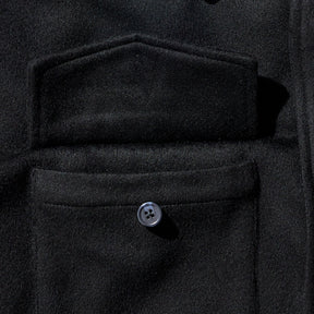 WILLY CHAVARRIA / WOOL QUILTED SHIRT JACKET BLACK