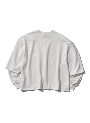 WILLY CHAVARRIA / WAFFLE LINED LS BUFFALO T BRIGHT WHITE