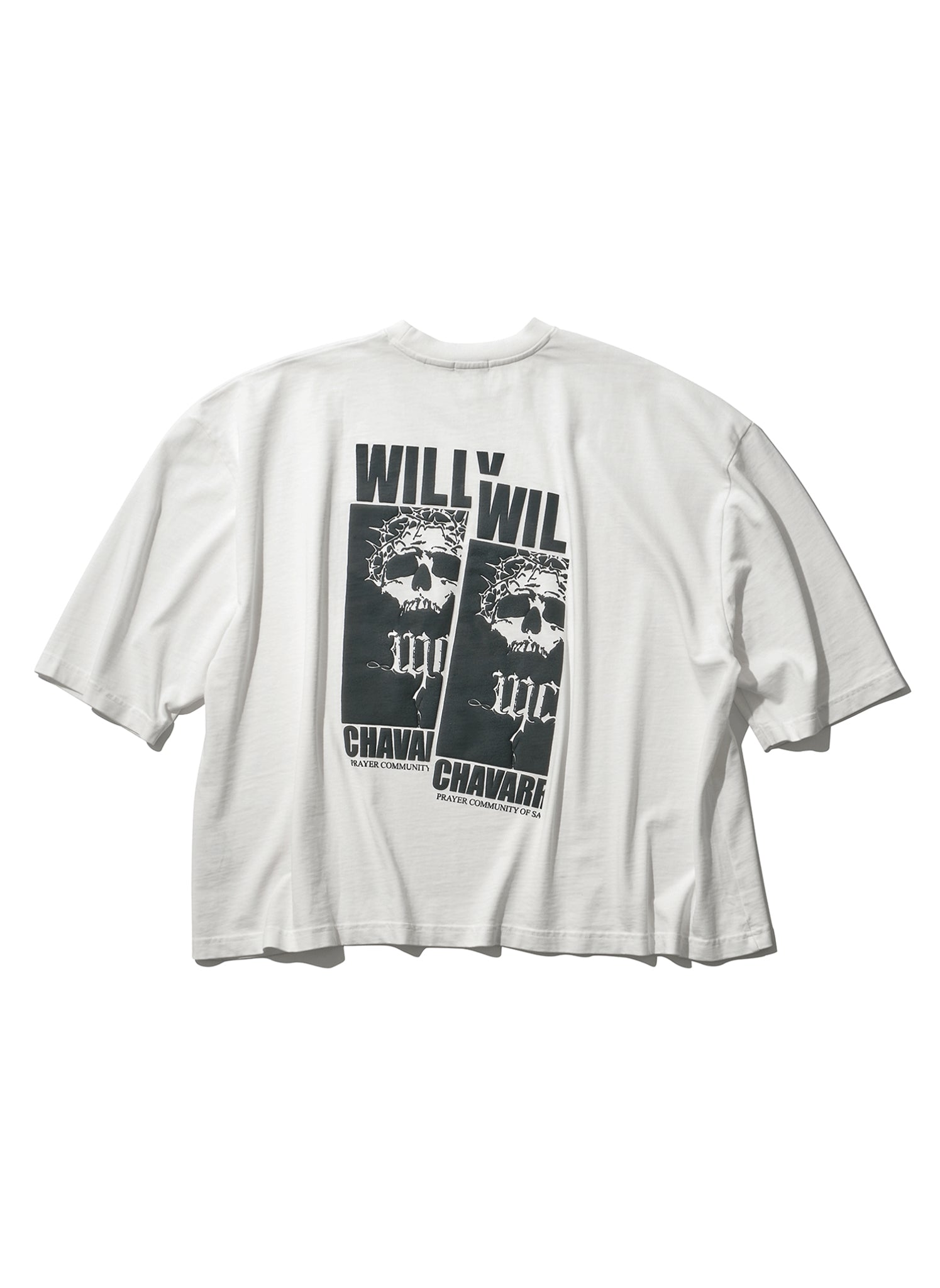 WILLY CHAVARRIA / WILLY SKULL SQUARE SS BUFFALO T BRIGHT WHITE