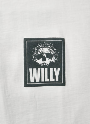 WILLY CHAVARRIA / WILLY SKULL SQUARE SS BUFFALO T BRIGHT WHITE
