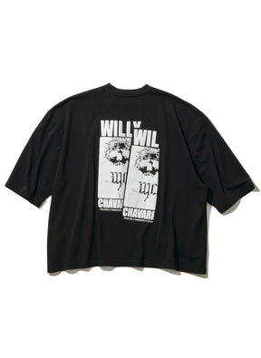 <span style="color: #f50b0b;">Last One</span> WILLY CHAVARRIA / WILLY SKULL SQUARE SS BUFFALO T SOLID BLACK