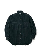 <span style="color: #f50b0b;">Last One</span> 【 RESTOCK】WILLY CHAVARRIA / DENIM SICK ASS CHORE COAT WASHED BLACK DENIM