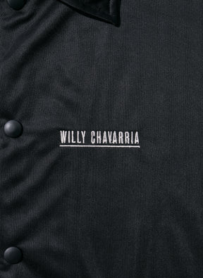 WILLY CHAVARRIA / MONSTER PUFFER TRACK JACKET BLACK