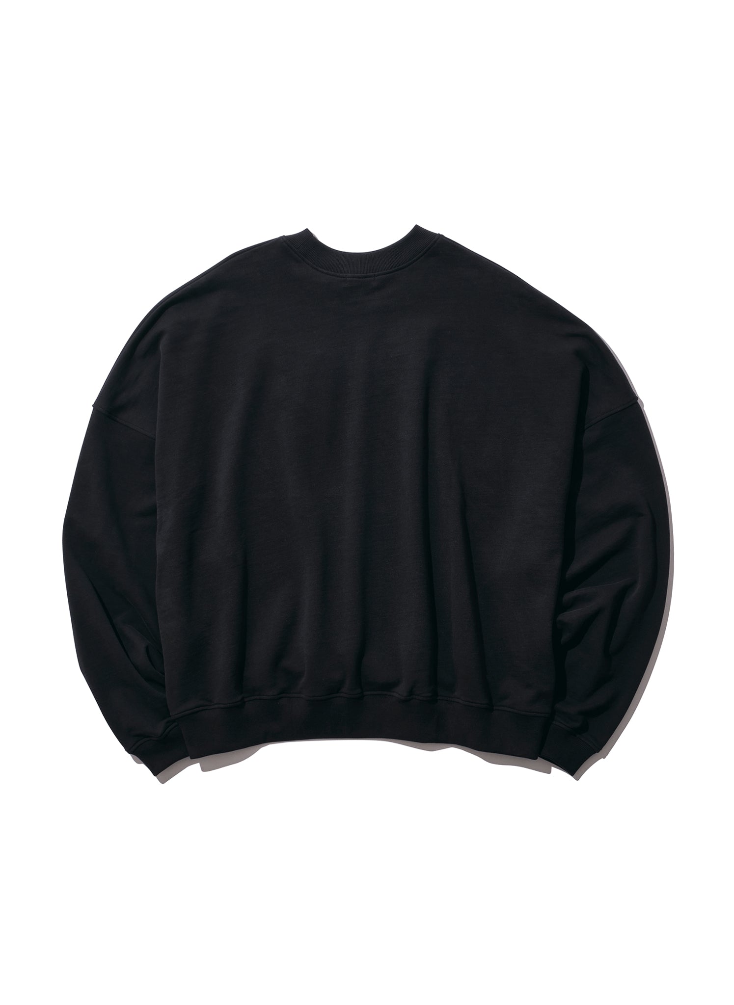 WILLY CHAVARRIA / DEVOTIONAL HEARTS BOMBER CREW SOLID BLACK