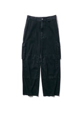 <span style="color: #f50b0b;">Last One</span>【RESTOCK】WILLY CHAVARRIA /  WILLY CARGO PANTS WASHED BLACK DENIM