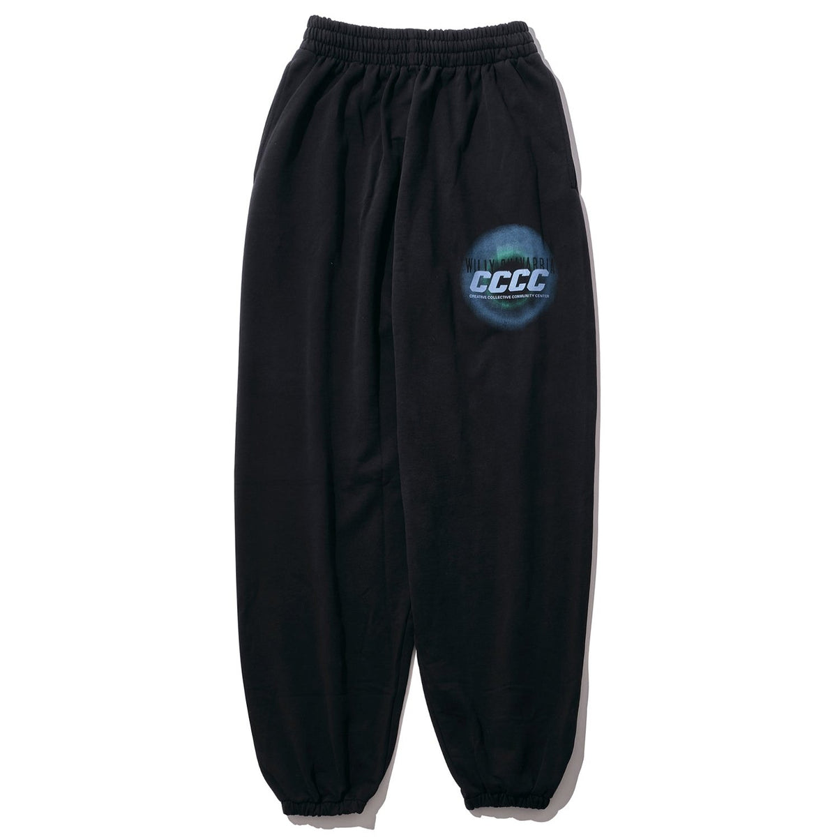 WILLY CHAVARRIA / CCCC SWEAT PANTS SOLID BLACK