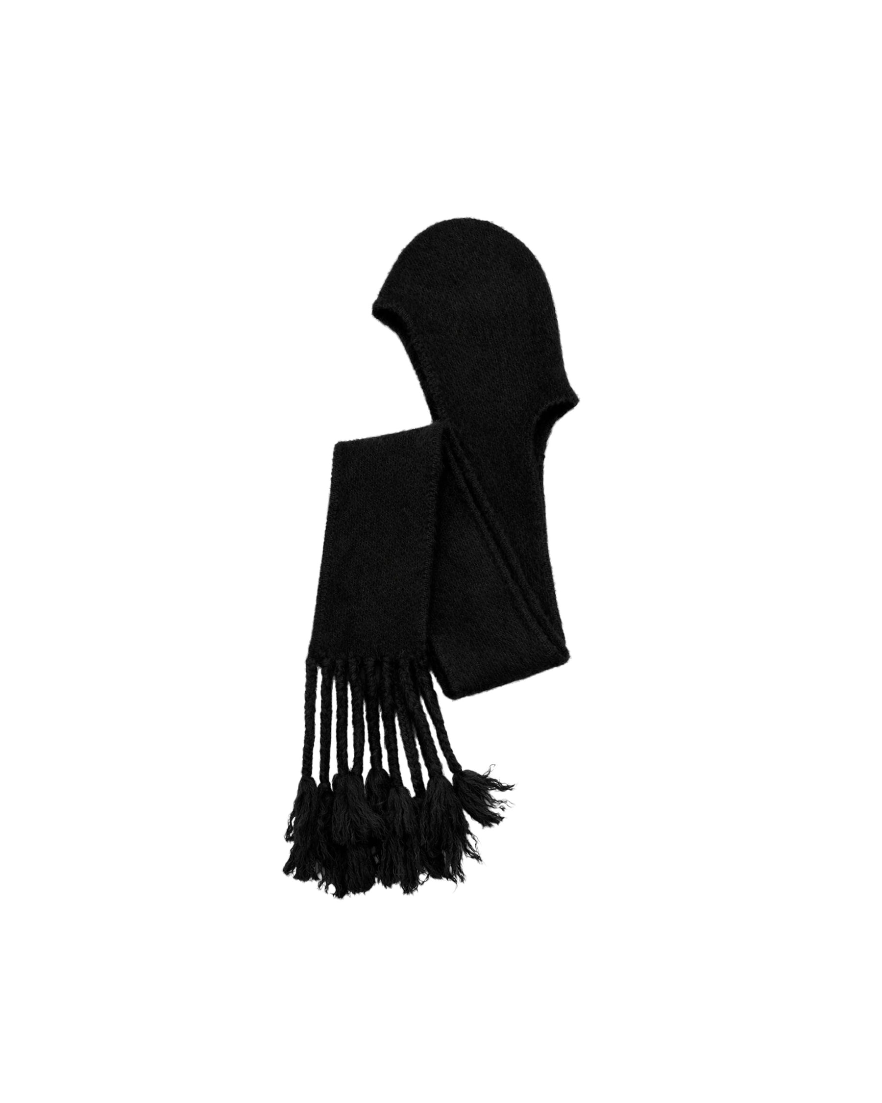 1313 SELAH / ALPACA HOOD SCARF BLACK