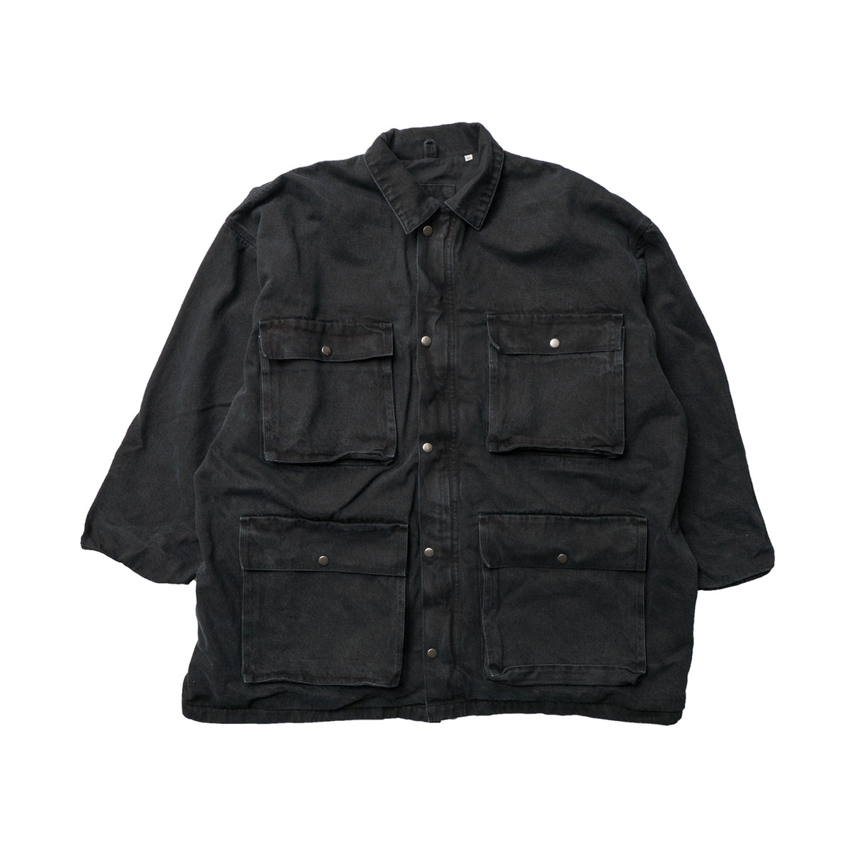 【RESTOCK】WILLY CHAVARRIA / WILLY MONSTER CARGO JACKET WASHED DENIM BLACK