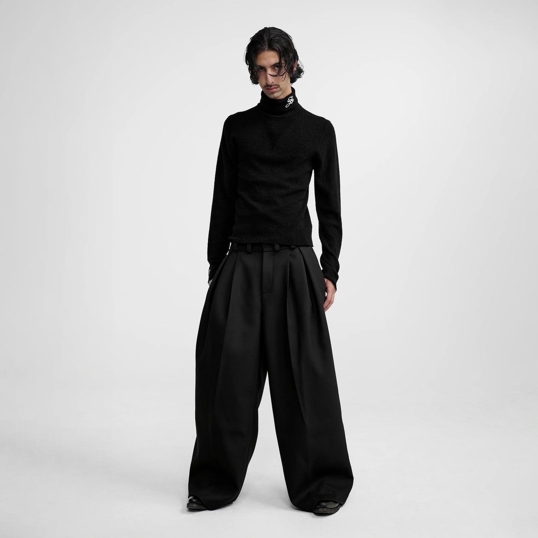 1313 SELAH / 1313 TURTLENECK RIB BLACK