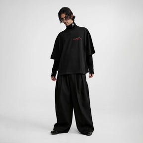 1313 SELAH / 1313 TURTLENECK RIB BLACK