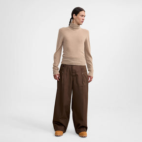 1313 SELAH / 1313 TURTLENECK RIB TAUPE