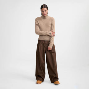 1313 SELAH / 1313 TURTLENECK RIB TAUPE
