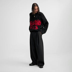 1313 SELAH / ROSE ALPACA CREWNECK BLACK