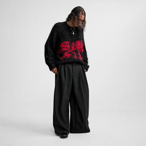 1313 SELAH / ROSE ALPACA CREWNECK BLACK