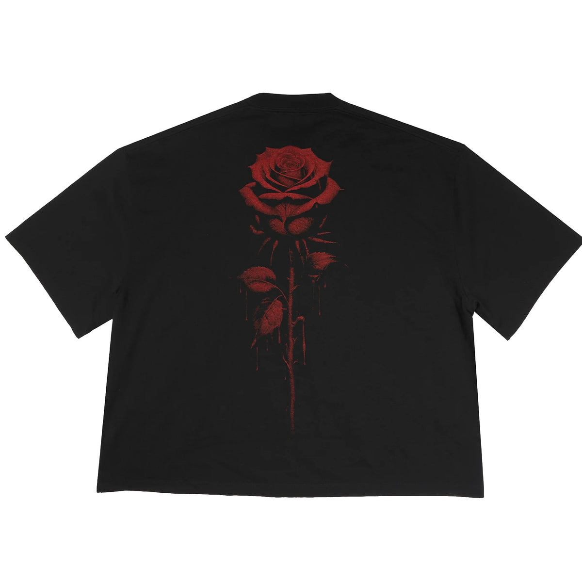 1313 SELAH / BLOOD ROSE ROSARIO TEE BLACK