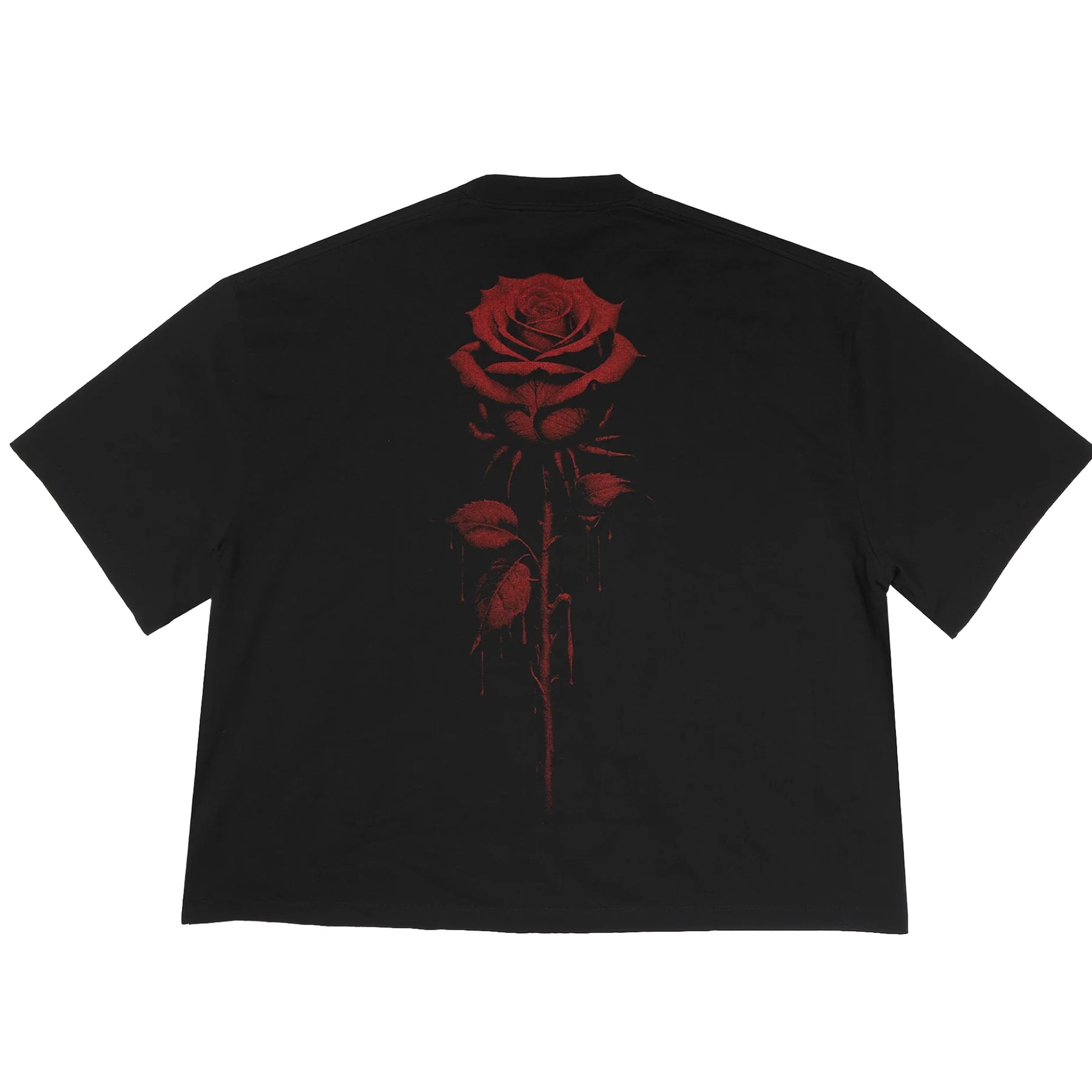 1313 SELAH / BLOOD ROSE ROSARIO TEE BLACK