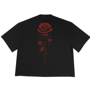 1313 SELAH / BLOOD ROSE ROSARIO TEE BLACK