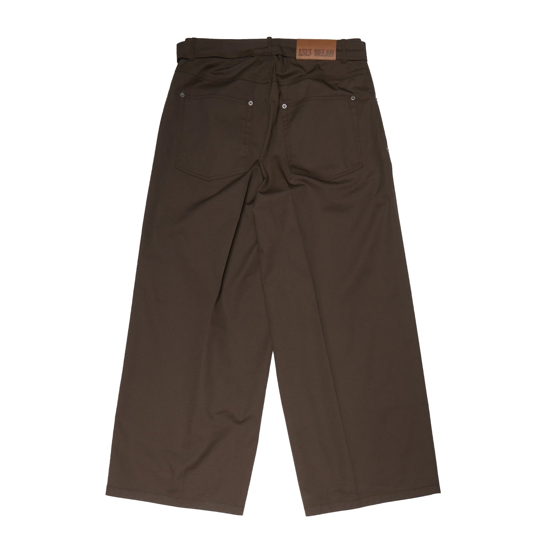 1313 SELAH / MAXIMO WORKER PANT DARK BROWN
